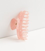 New Look Pink Resin Bulldog Claw Clip